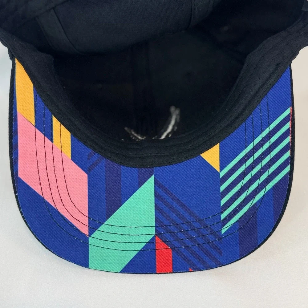 RARE Grey Goose Vodka Black Snapback Hat, Geometric Underbrim